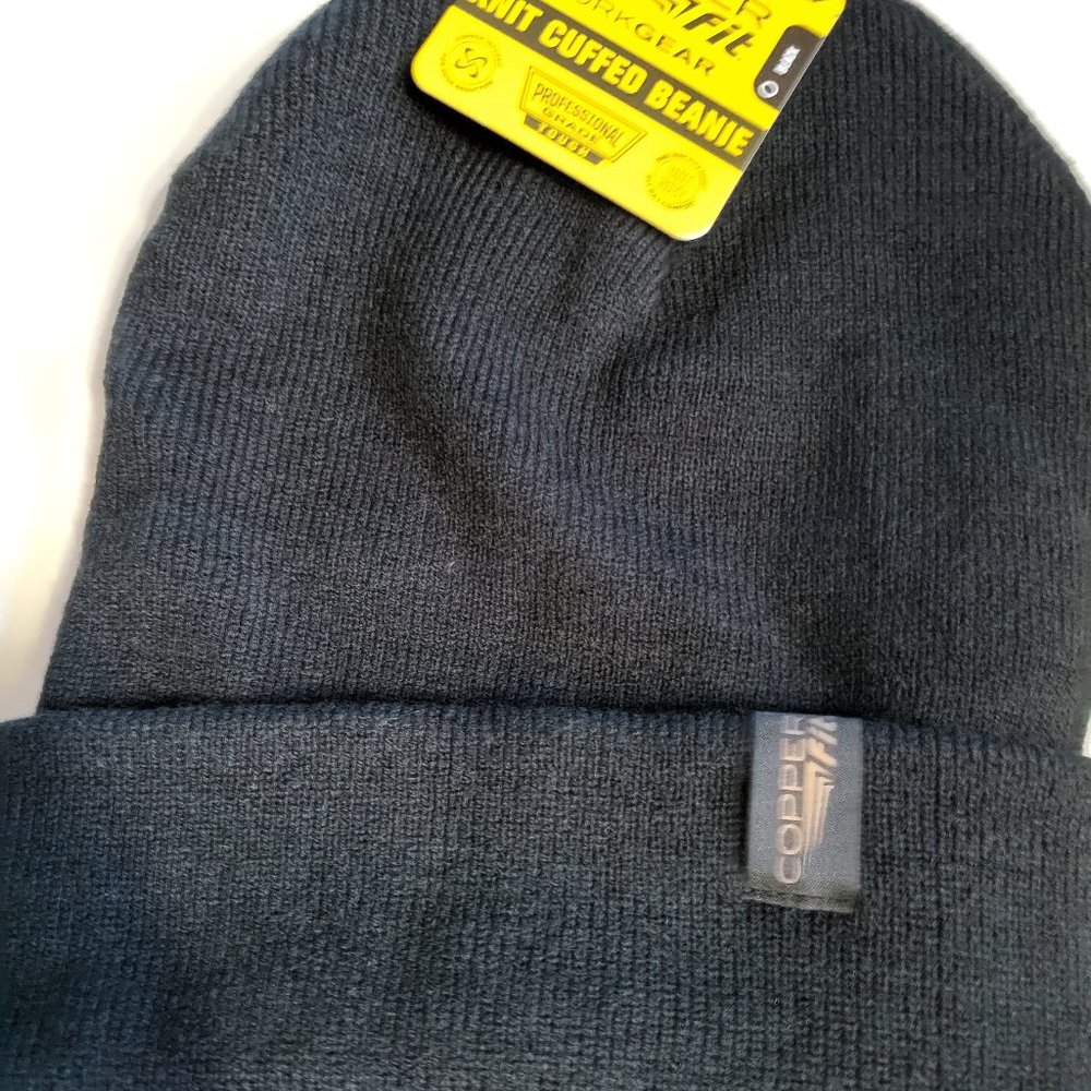 COPY - Copper fit Beanie-knitted cuffed cap